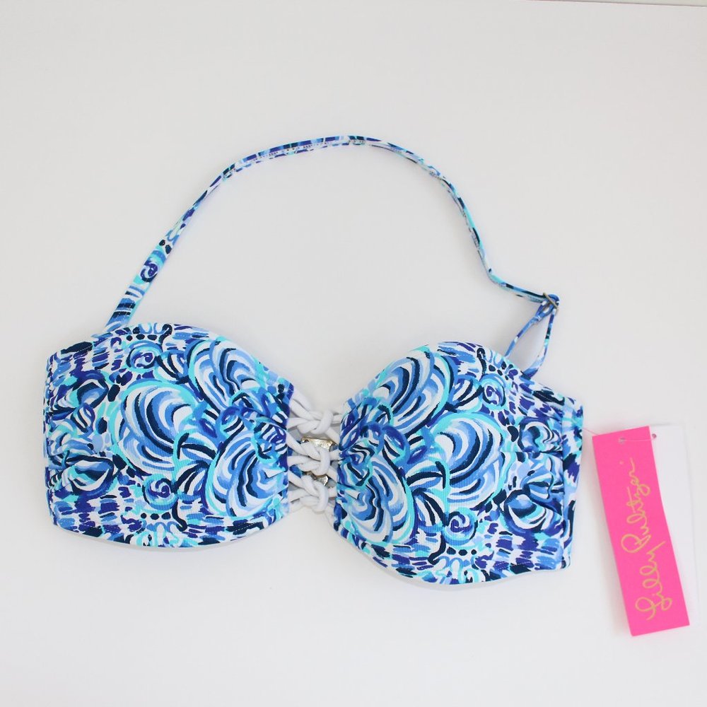 Lilly Pulitzer Call My Shell Phone Bandeau Bikini